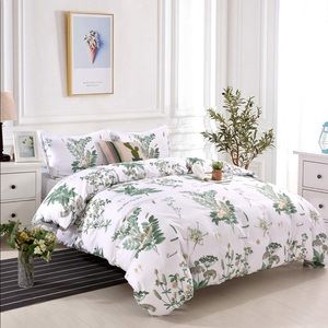 Floral Botanical Duvet Cover Bed Sheets